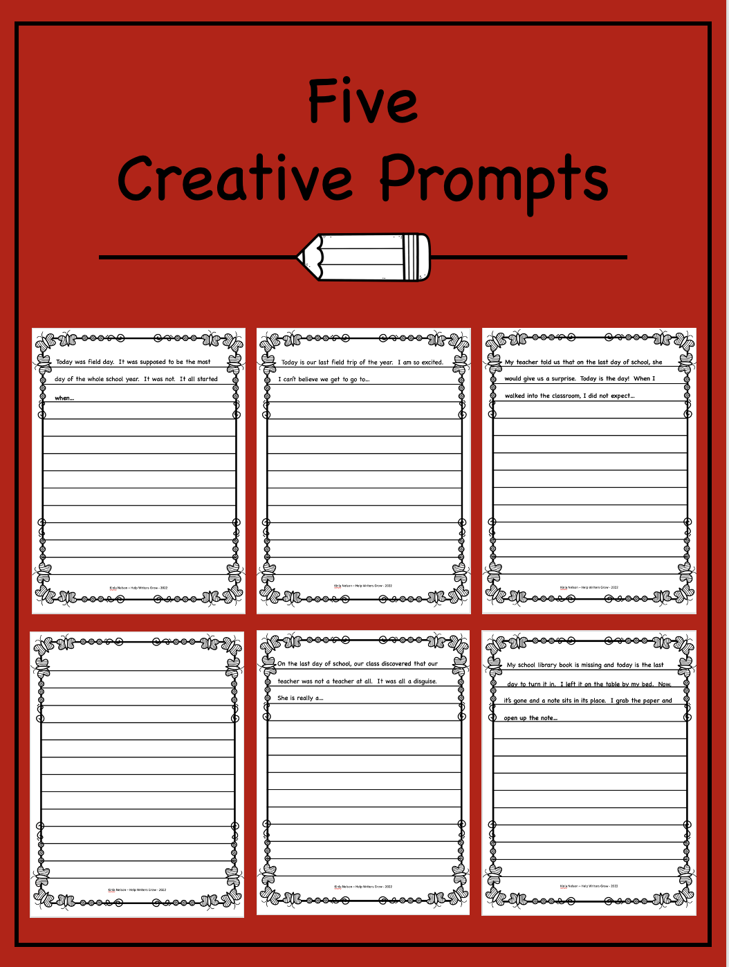 End-Of-the-Year Writing Prompts - Team Writing - Image 5