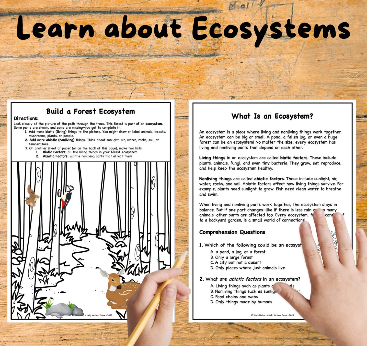 Biomes - Writing about Biomes and Ecosystems - Help Writers Grow