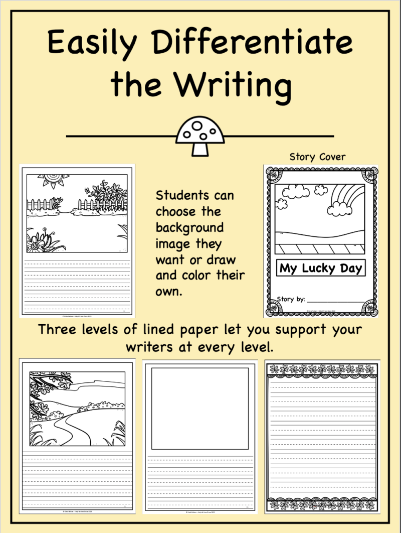 St. Patrick's Day - My Lucky Day Writing - Primary Grades - Help ...