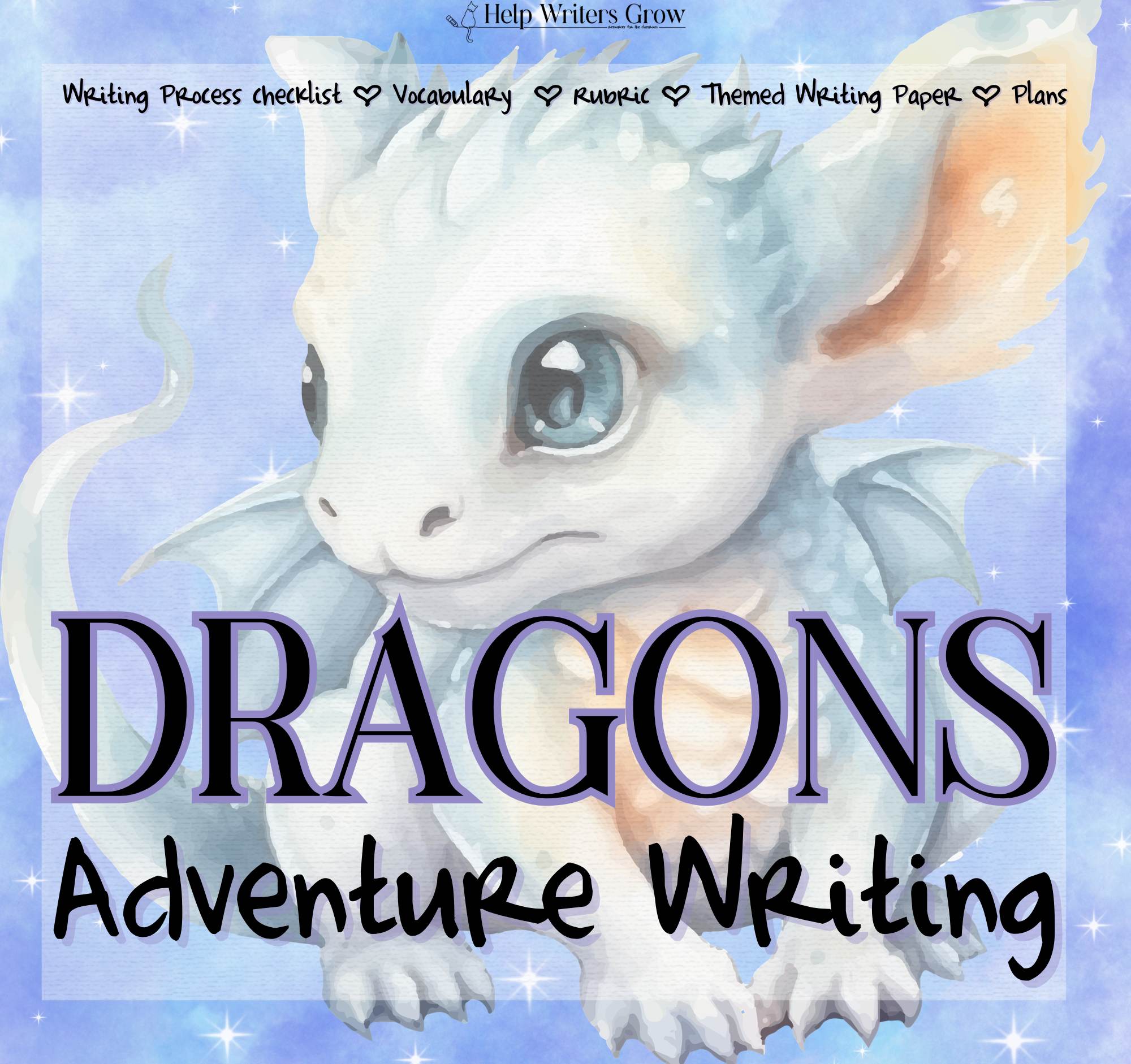 Write a Dragon Adventure Story Resource Cover